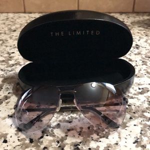 The Limited sunglasses and case